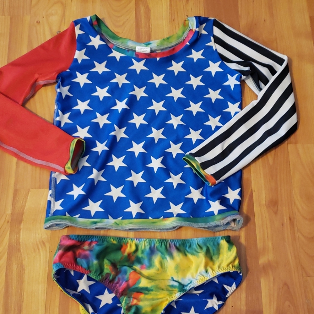 Savage Swim mini Piper rash guard